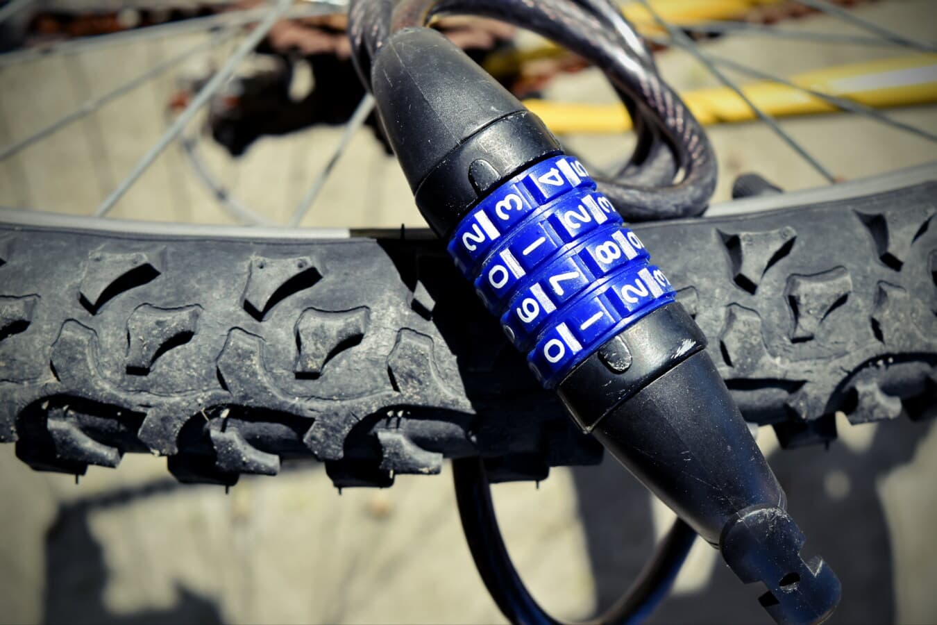 code locked bike